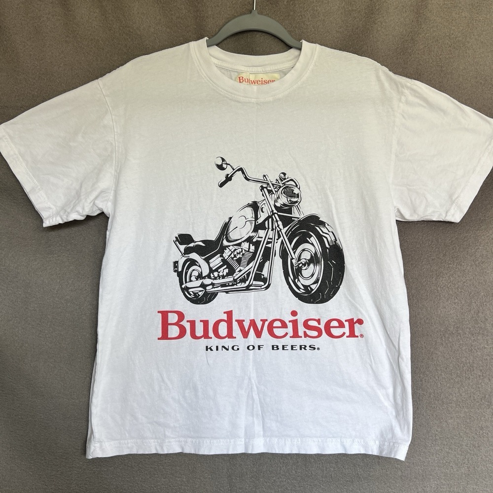 Budweiser x Pacsun King of Beers Motorcycle‎ Graphic TShirt Size Adult Small